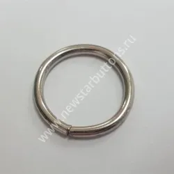 КОЛЬЦО 15 ММ (СТАЛЬ 2 ММ) ЦВЕТ НИКЕЛЬ/1000 ШТ