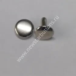 ХОЛЬНИТЕН ДВУСТОРОННИЙ СТАЛЬНОЙ №00 (4,5ММ) ЦВЕТ НИКЕЛЬ/5000 ШТ